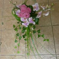 Bouquet de mariée, phalaenopsis