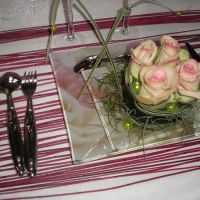 assiette décorative de mariage